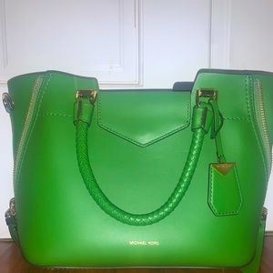 Michael Kors green handbag